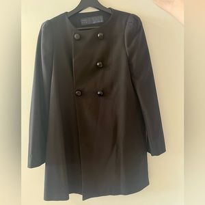 Zara buttoned evening coat - size L